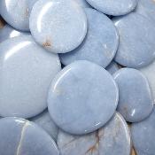 Angélite - mini pierres plates