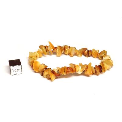 Ambre de la Baltique Jaune et Orange - Bracelet Baroque