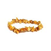 Ambre de la Baltique Jaune et Orange - Bracelet Baroque