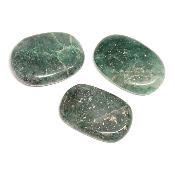 Aventurine verte - pierres plates de Madagascar