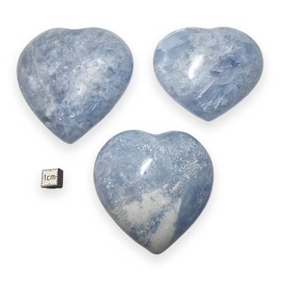 Calcite Bleue - coeur