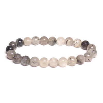 Cristal Tourmaline - Bracelets Boules (Lot de 5 pièces)