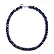 Lapis Lazuli - Collier Disque Qualité "E"