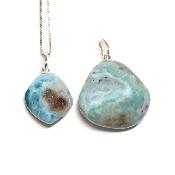 Larimar - Pendentif pierre roulée