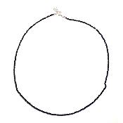 Spinelle noir - Collier facetté