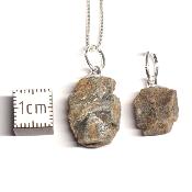 Staurolite - Pendentif pierre brute