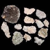 Zéolite - pierre brute n°04 (Lot de 13 pièces)