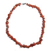 Jaspe Rouge - Collier Baroque