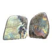 Labradorite "E" - Forme libre n°01 ( Lot de 2 pièces )