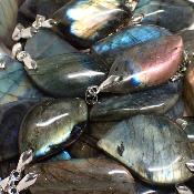 Labradorite - Pendentif forme libre