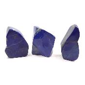 Lapis Lazuli - Forme libre n°01 ( Lot de 3 pièces )