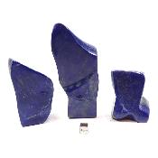 Lapis Lazuli - Forme libre n°04 ( Lot de 3 pièces )