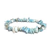 Larimar - Bracelet Baroque