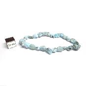 Larimar - Bracelet mini pierre roulée