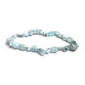 Larimar - Bracelet mini pierre roulée