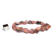 Rhodochrosite - Bracelet pierre roulée