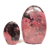 Rhodonite - Forme libre n°02 (Lot de 2 pièces)